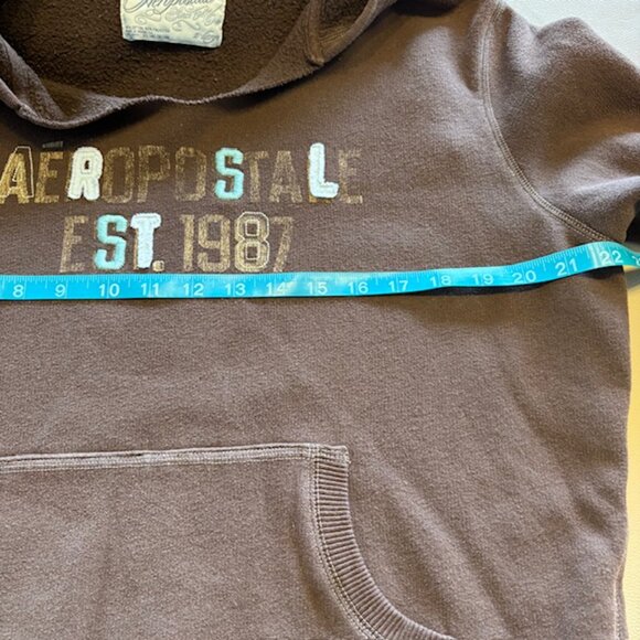 Aeropostale Vintage Pullover Hoodie Embroidered Womens Sweatshirt Est 1987 Logo - Picture 7 of 13